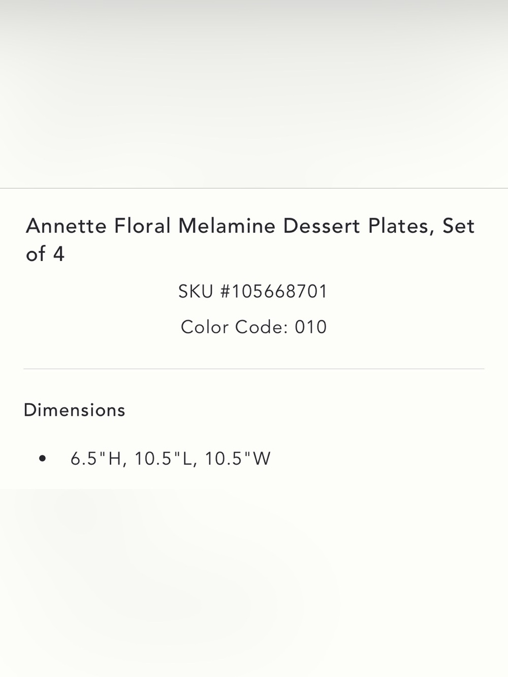 Set of 4 Anthropologie Annette Melamine Lilac Ice Pink Dessert Plates - Picture 4 of 4